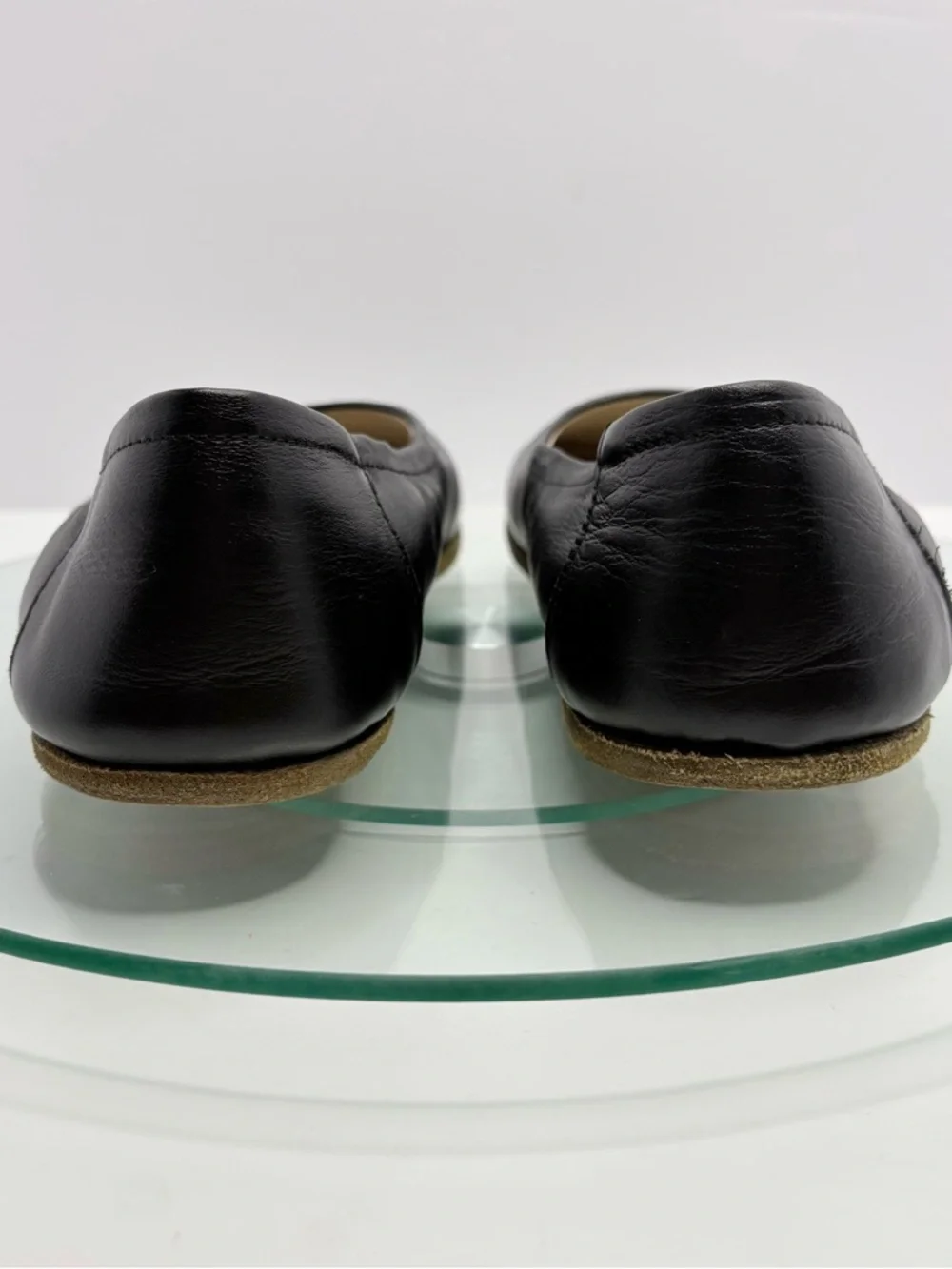 Earthing Harmony Ballet Flats Black Leather Grounding Barefoot Wide Toe Box 40 - Picture 6 of 10